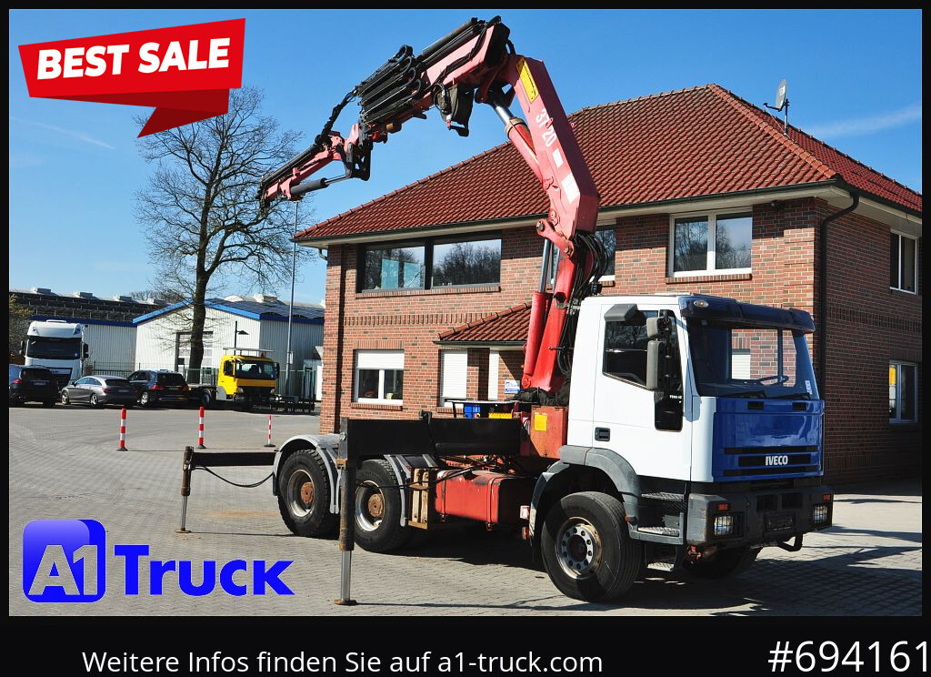 IVECO-MAGIRUS 420 6x4, HMF3722 Jib Funk Seilwinde, - Tractor unit: picture 1 IVECO-MAGIRUS 420 6x4, HMF3722 Jib Funk Seilwinde, - Tractor unit: picture 1
