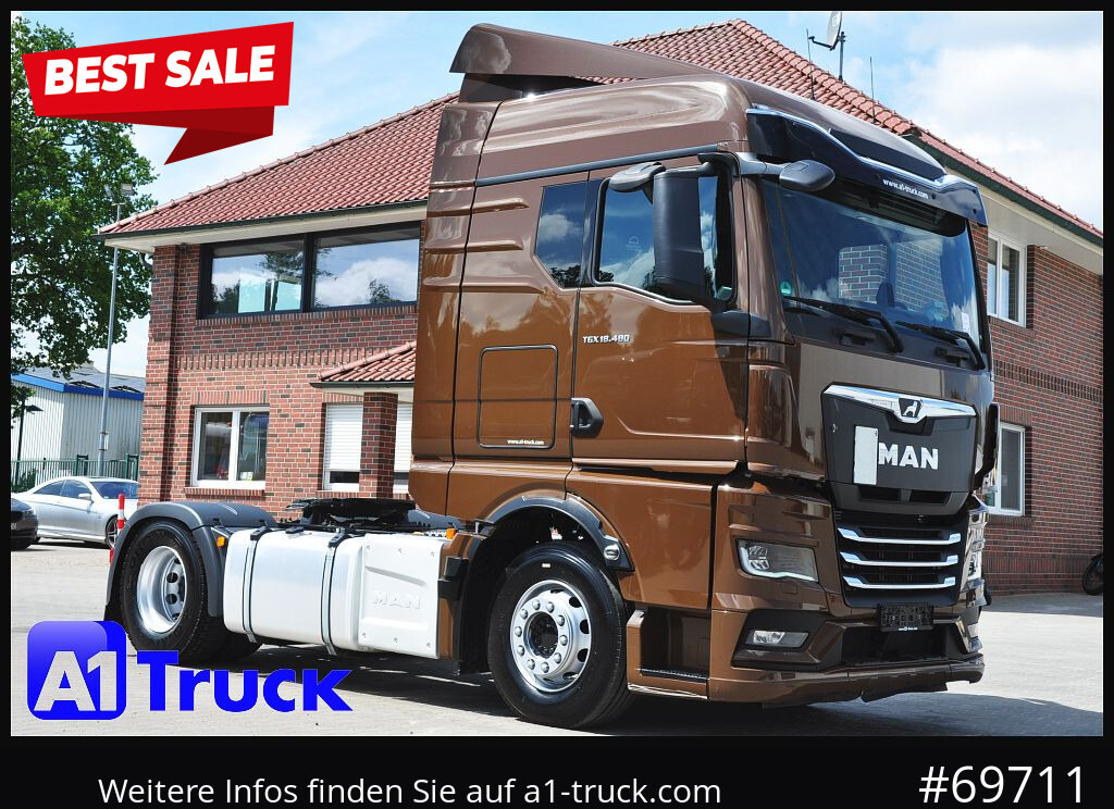 MAN TGX 18,480 BLS Intarder Standklima, Garantie - Tractor unit: picture 1 MAN TGX 18,480 BLS Intarder Standklima, Garantie - Tractor unit: picture 1