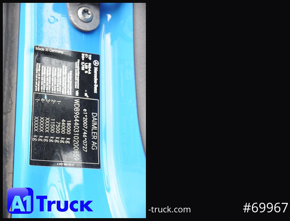 Tractor unit MERCEDES-BENZ 1845 Arocs, 4x4H, Allrad Hydraulik, Hydrodrive,: picture 7