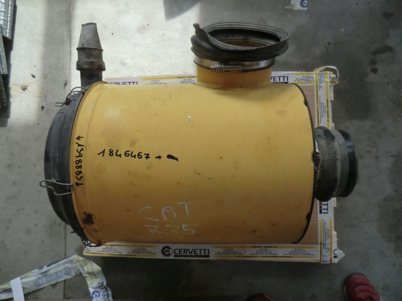 Caterpillar 735 Contenitore del filtro dell aria completo - Air filter for Construction machinery: picture 5 Caterpillar 735 Contenitore del filtro dell aria completo - Air filter for Construction machinery: picture 5