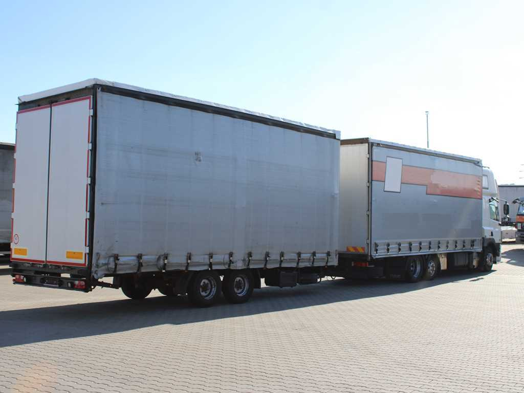 DAF CF 85.460, 6X2, INDEPENDENT AIR CONDITIONING + FLIEGL TPS 100 (2003) - Curtain side truck: picture 4 DAF CF 85.460, 6X2, INDEPENDENT AIR CONDITIONING + FLIEGL TPS 100 (2003) - Curtain side truck: picture 4