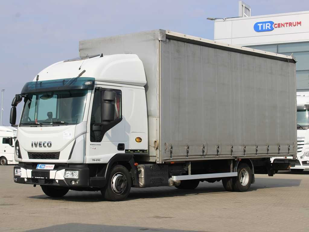 Iveco EUROCARGO 75E210, EURO 6, PNEU 80% - Curtain side truck: picture 1 Iveco EUROCARGO 75E210, EURO 6, PNEU 80% - Curtain side truck: picture 1