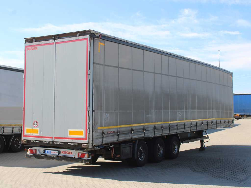 Kögel SN 24 MEGA, SAF, LOWDECK, LIFT AXLE, LIFTING ROOF, MULTILOCK - Curtainsider semi-trailer: picture 4 Kögel SN 24 MEGA, SAF, LOWDECK, LIFT AXLE, LIFTING ROOF, MULTILOCK - Curtainsider semi-trailer: picture 4
