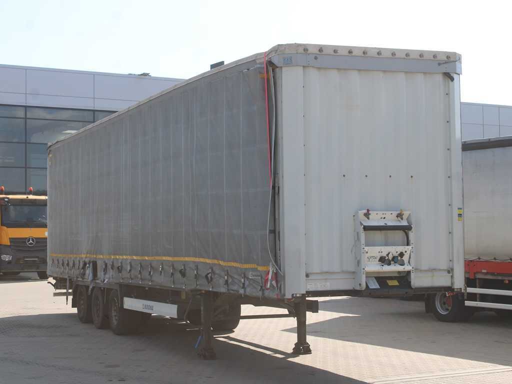 Krone SD, LIFTING AXLE, LOWDECK, LIFTING ROOF, MULTILOCK, SAF - Curtainsider semi-trailer: picture 3 Krone SD, LIFTING AXLE, LOWDECK, LIFTING ROOF, MULTILOCK, SAF - Curtainsider semi-trailer: picture 3