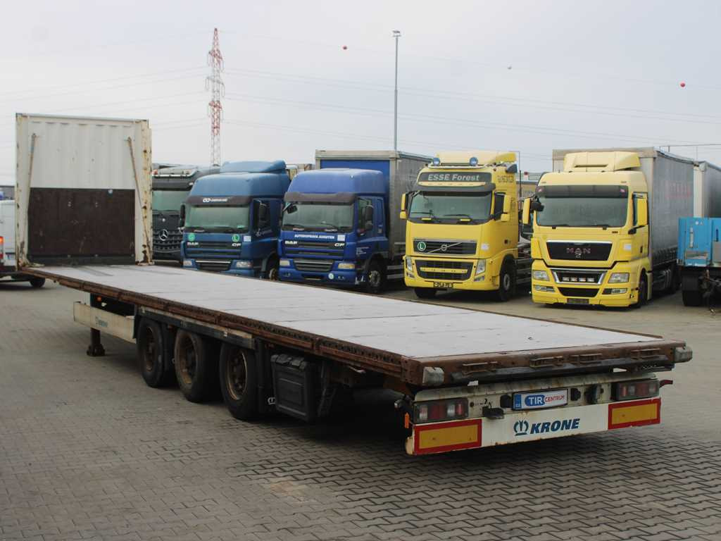 Krone SD, LIFTING AXLE, MULTILOCK - Dropside/ Flatbed semi-trailer: picture 5 Krone SD, LIFTING AXLE, MULTILOCK - Dropside/ Flatbed semi-trailer: picture 5
