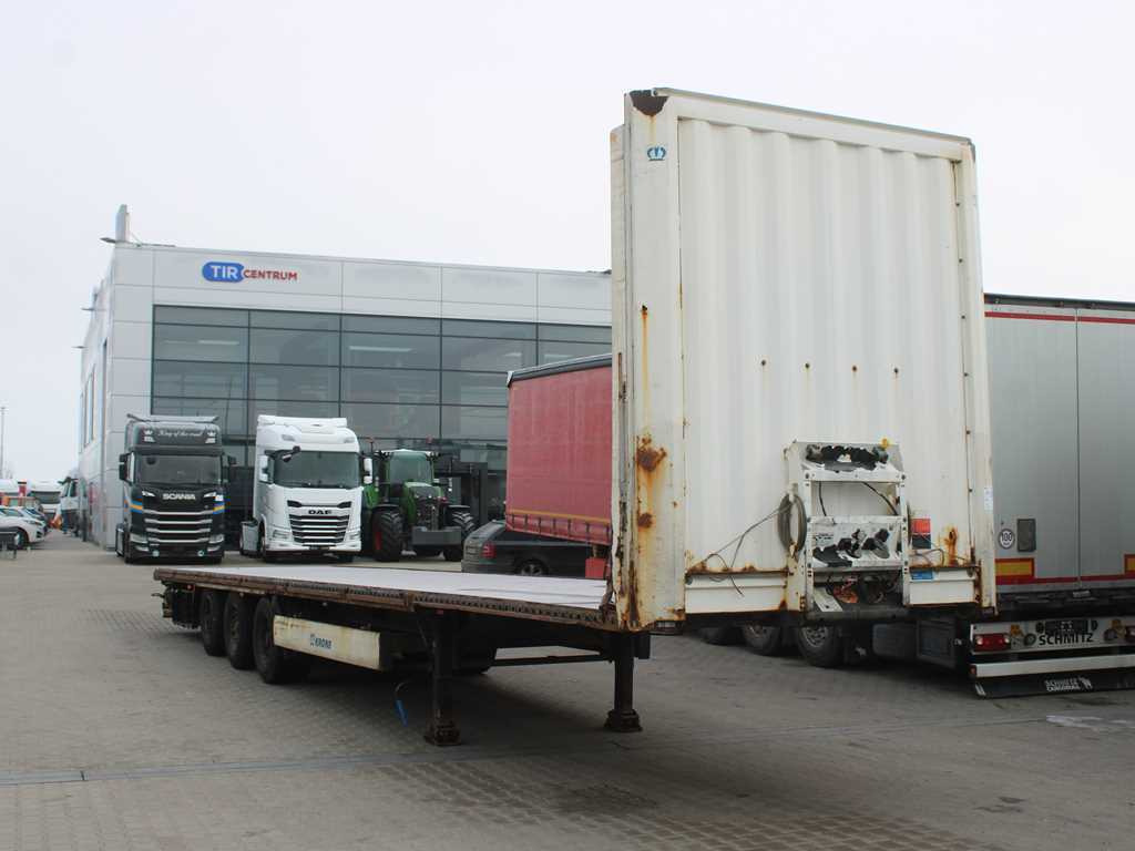 Krone SD, LIFTING AXLE, MULTILOCK - Dropside/ Flatbed semi-trailer: picture 3 Krone SD, LIFTING AXLE, MULTILOCK - Dropside/ Flatbed semi-trailer: picture 3