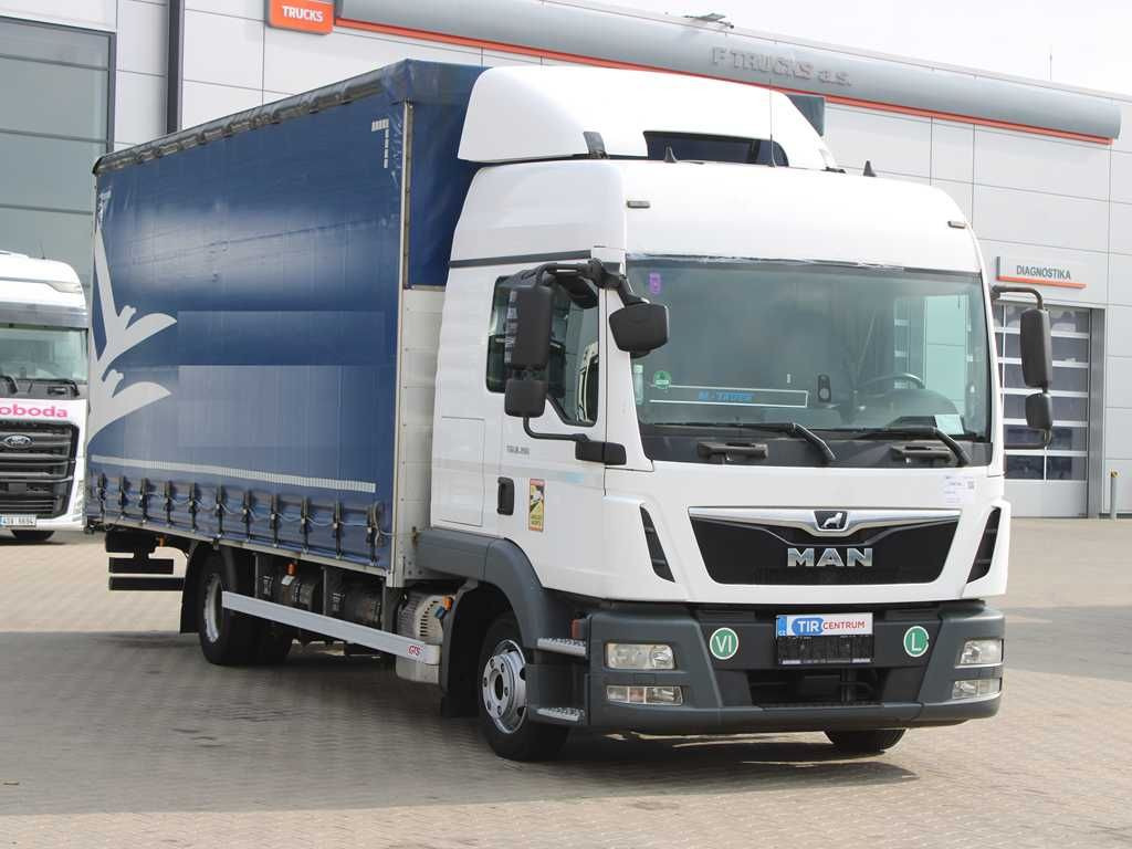MAN TGL 8.190, EURO 6, PNEU 80% - Curtain side truck: picture 2 MAN TGL 8.190, EURO 6, PNEU 80% - Curtain side truck: picture 2
