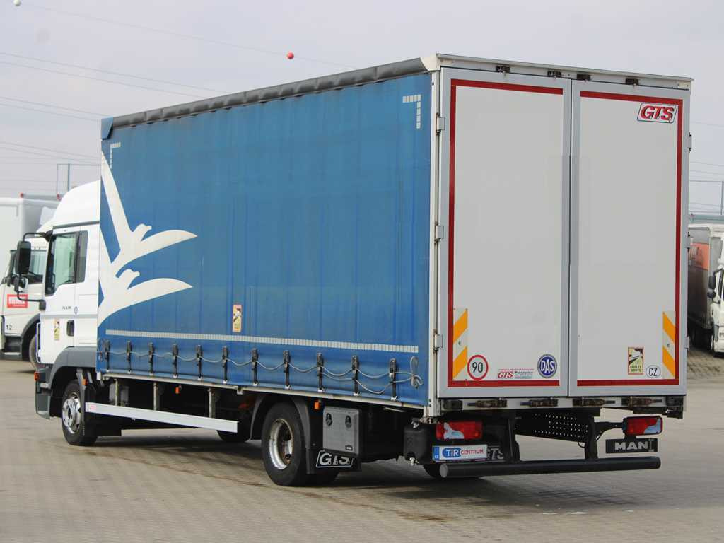 MAN TGL 8.190, EURO 6, TIRES 80% - Curtain side truck: picture 5 MAN TGL 8.190, EURO 6, TIRES 80% - Curtain side truck: picture 5