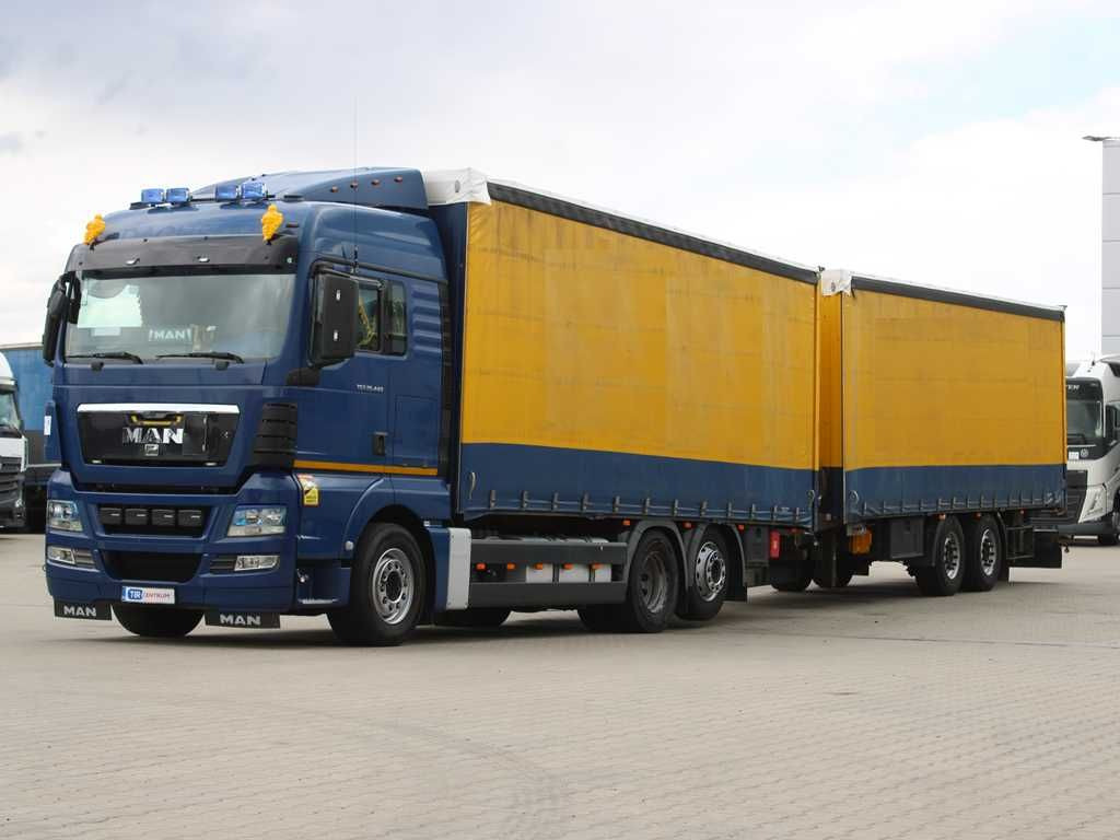 MAN TGS 26.440, 6X2, EURO 5, LIFTING AXLE, TV - Curtain side truck: picture 1 MAN TGS 26.440, 6X2, EURO 5, LIFTING AXLE, TV - Curtain side truck: picture 1