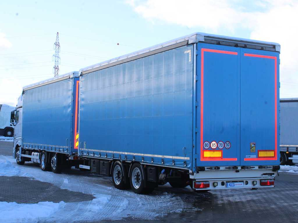 Mercedes-Benz ACTROS 2553, EURO 6, 6X2, AIR SUSPENSION, DRIVE-THROUGH + PANAV - Curtain side truck: picture 5 Mercedes-Benz ACTROS 2553, EURO 6, 6X2, AIR SUSPENSION, DRIVE-THROUGH + PANAV - Curtain side truck: picture 5