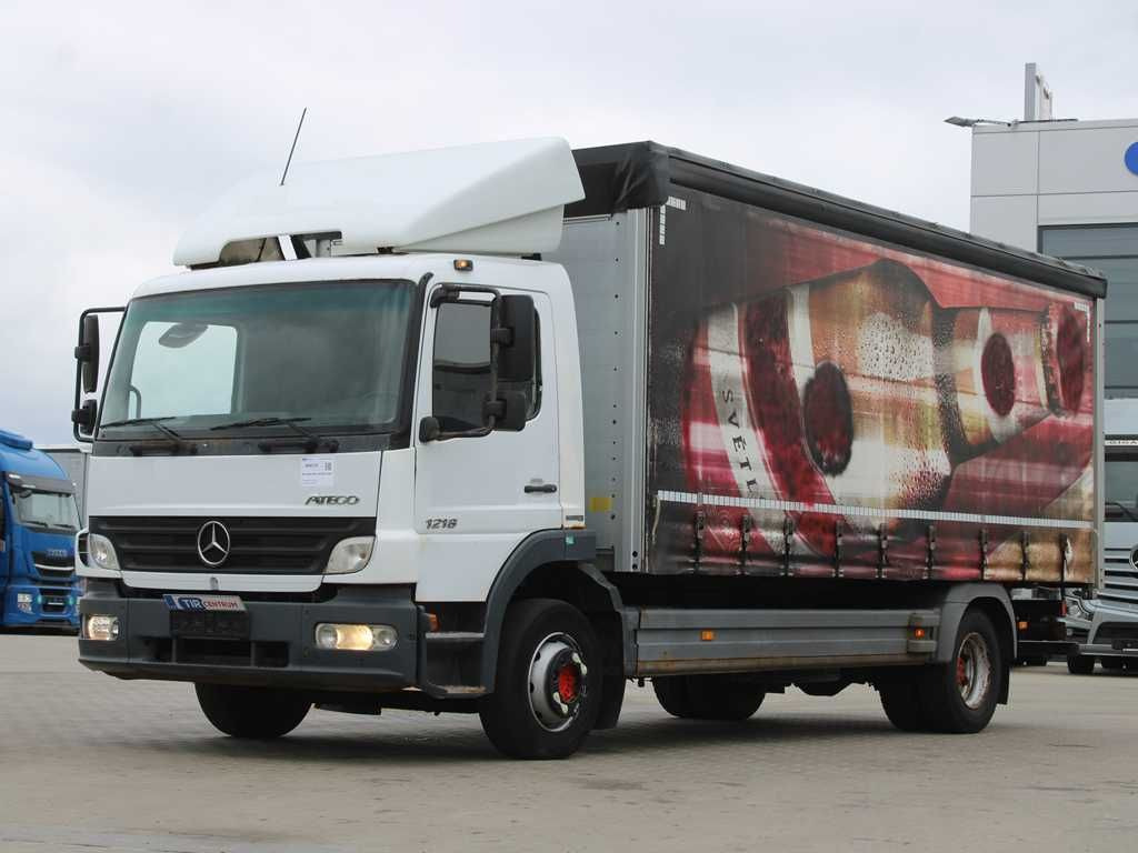 Mercedes-Benz ATEGO 1218, EURO 4 - Curtain side truck: picture 1 Mercedes-Benz ATEGO 1218, EURO 4 - Curtain side truck: picture 1