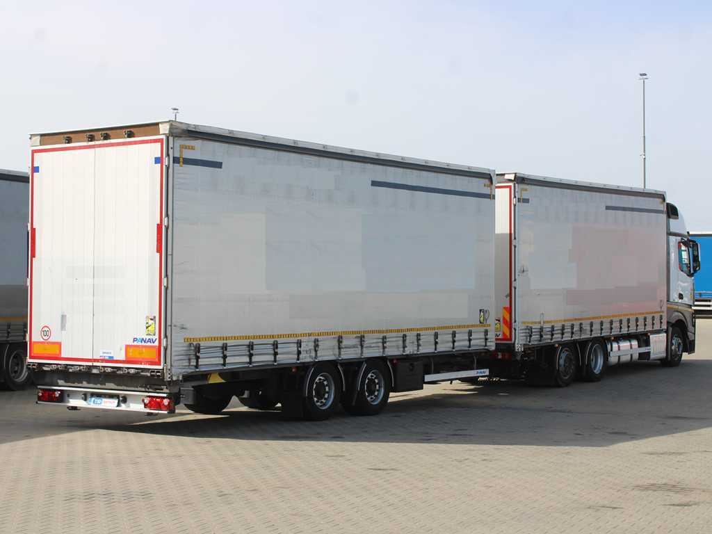 Mercedes-Benz Actros 2542, 6X2, EURO 6, AIR SUSPENSION + PANAV TV018H - Curtain side truck: picture 4 Mercedes-Benz Actros 2542, 6X2, EURO 6, AIR SUSPENSION + PANAV TV018H - Curtain side truck: picture 4