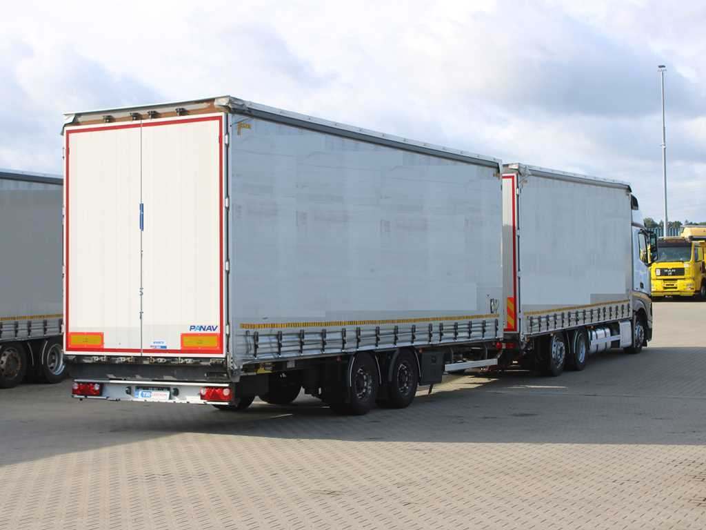 Mercedes-Benz Actros 2542, 6X2, LIFTING AXLE + PANAV TVK18M - Curtain side truck: picture 4 Mercedes-Benz Actros 2542, 6X2, LIFTING AXLE + PANAV TVK18M - Curtain side truck: picture 4