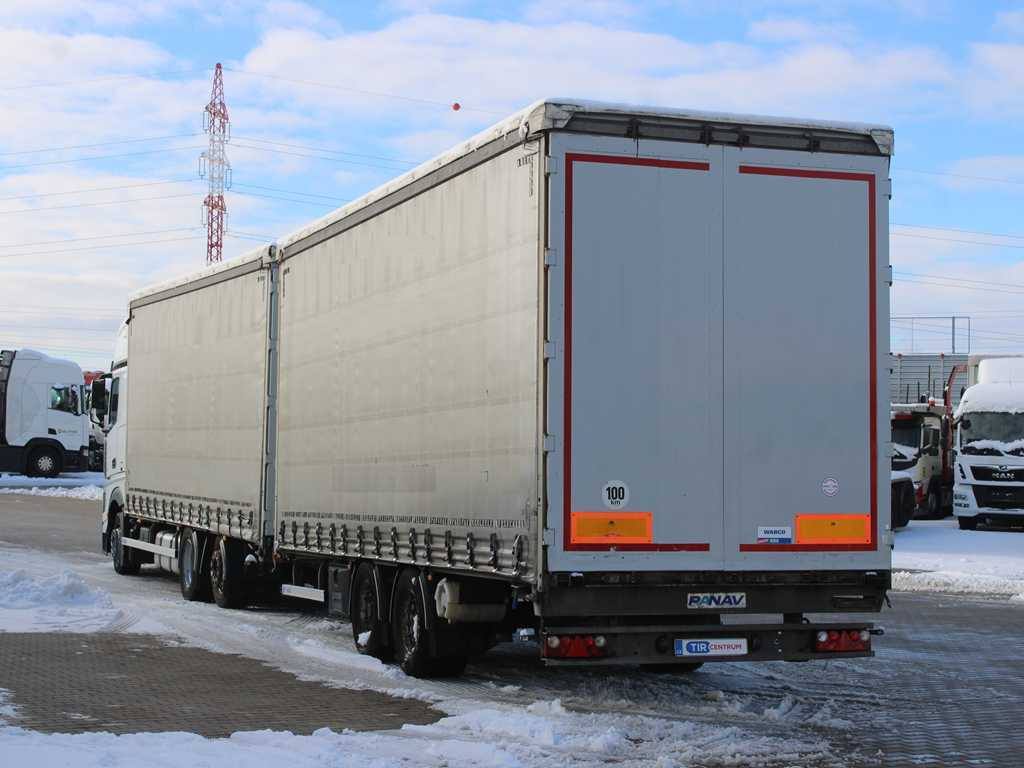 Mercedes-Benz Actros 2545, 6X2, EURO 6, AIR SUSPENSION, DRIVE-THROUGH + PANAV - Curtain side truck: picture 5 Mercedes-Benz Actros 2545, 6X2, EURO 6, AIR SUSPENSION, DRIVE-THROUGH + PANAV - Curtain side truck: picture 5