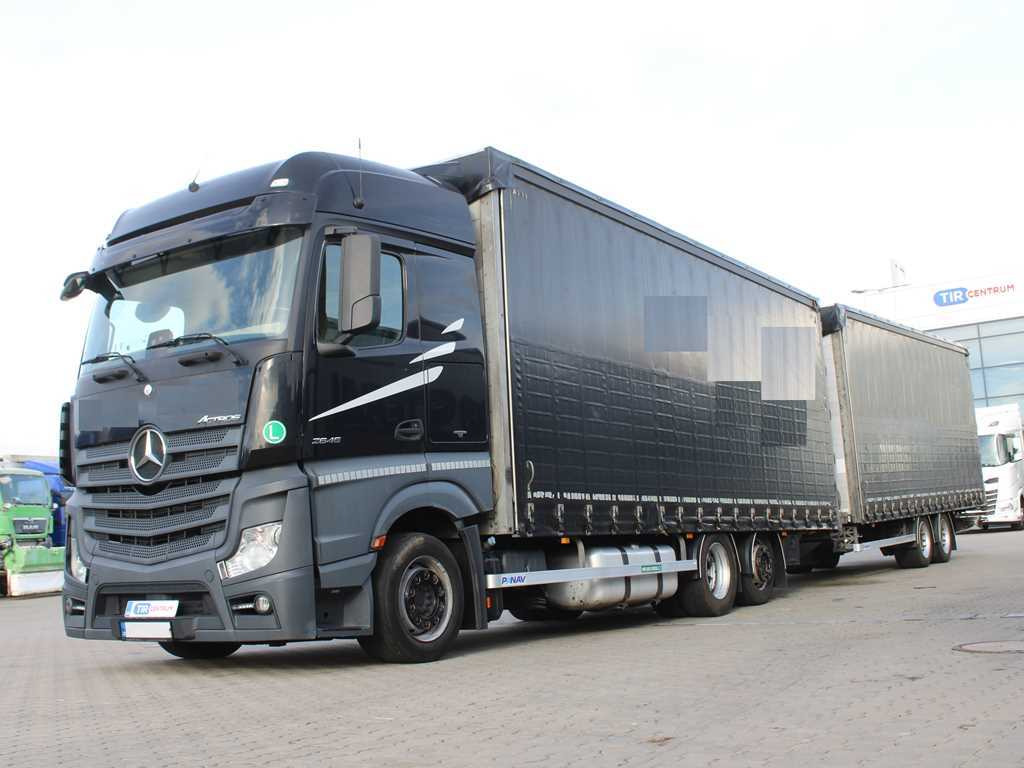 Mercedes-Benz Actros 2545, 6X2, EURO 6, AIR SUSPENSION + PANAV - Curtain side truck: picture 1 Mercedes-Benz Actros 2545, 6X2, EURO 6, AIR SUSPENSION + PANAV - Curtain side truck: picture 1
