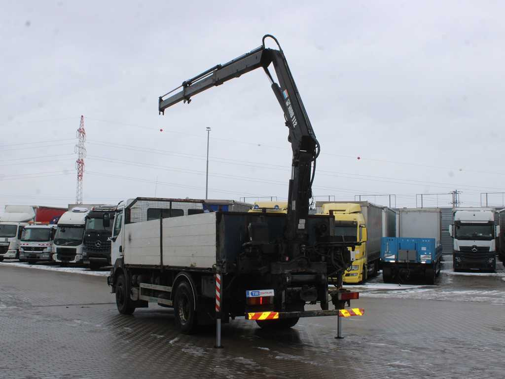 Renault Kerax 260.19, EURO 2, SIDE, HYDRAULIC ARM HIAB 112-2 - Dropside/ Flatbed truck, Crane truck: picture 5 Renault Kerax 260.19, EURO 2, SIDE, HYDRAULIC ARM HIAB 112-2 - Dropside/ Flatbed truck, Crane truck: picture 5