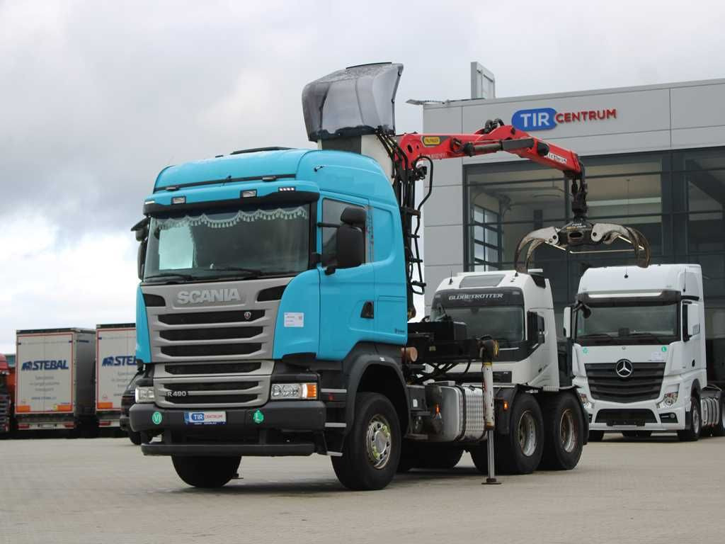 Scania R490, 6X4, EURO 6, PALFINGER EPSILON M13Z91 - Crane truck: picture 1 Scania R490, 6X4, EURO 6, PALFINGER EPSILON M13Z91 - Crane truck: picture 1