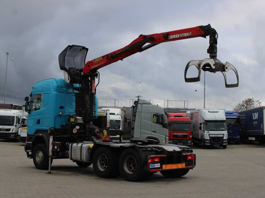 Scania R490, 6X4, EURO 6, DOUBLE CIRCUIT HYDRAULIC, PALFINGER EPSILON M13Z91 - Tractor unit: picture 5 Scania R490, 6X4, EURO 6, DOUBLE CIRCUIT HYDRAULIC, PALFINGER EPSILON M13Z91 - Tractor unit: picture 5