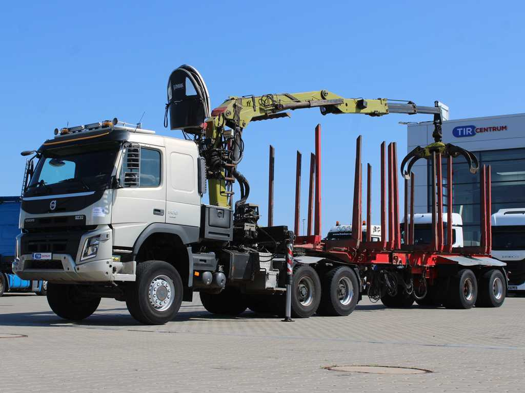 Volvo FMX 500, 6X6, LOGLIFT F265Z95 + DOLL trailer (2007) - Timber truck, Crane truck: picture 1 Volvo FMX 500, 6X6, LOGLIFT F265Z95 + DOLL trailer (2007) - Timber truck, Crane truck: picture 1