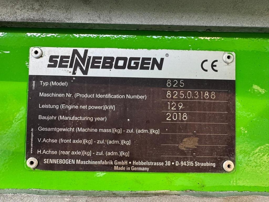 Sennebogen 825M E - Waste/ Industry handler: picture 5 Sennebogen 825M E - Waste/ Industry handler: picture 5