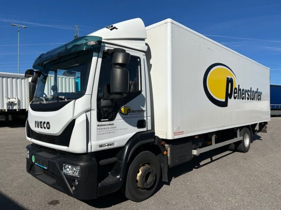 Iveco 160E Koffer, E6, LBW Palfinger - Box truck: picture 1 Iveco 160E Koffer, E6, LBW Palfinger - Box truck: picture 1