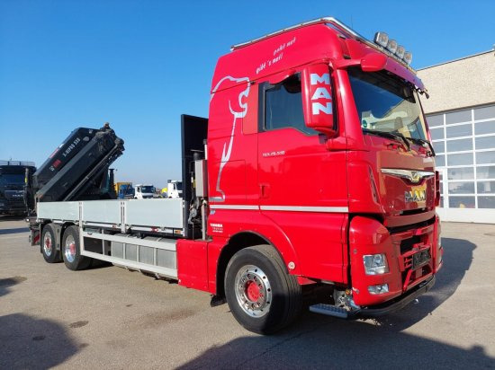 MAN TGX 26.510 BL Pritsche, Intarder, HIAB X-HIPRO 558EP-5, Alu-Felgen, Lenkachse, - Dropside/ Flatbed truck, Crane truck: picture 3 MAN TGX 26.510 BL Pritsche, Intarder, HIAB X-HIPRO 558EP-5, Alu-Felgen, Lenkachse, - Dropside/ Flatbed truck, Crane truck: picture 3
