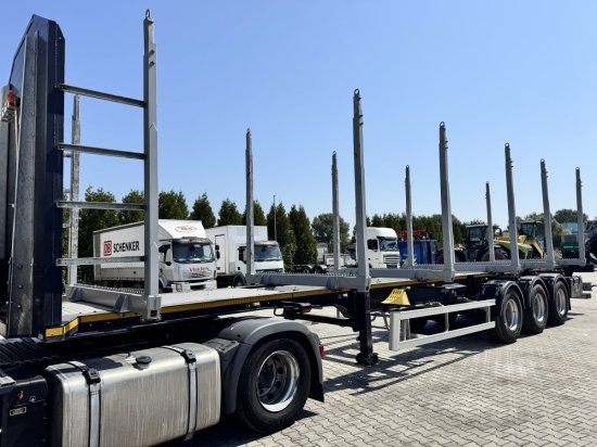 MEGA TIMBER LONG Holzauflieger 6 Rungenpaare - Timber semi-trailer: picture 2 MEGA TIMBER LONG Holzauflieger 6 Rungenpaare - Timber semi-trailer: picture 2