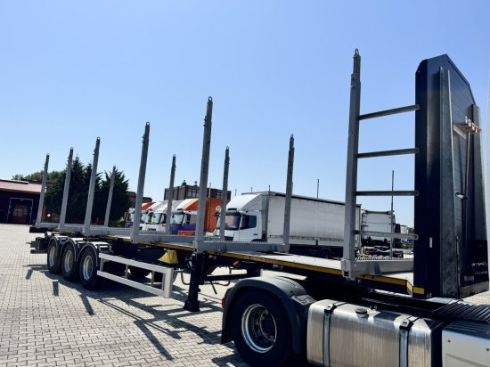 MEGA TIMBER LONG Holzauflieger 6 Rungenpaare - Timber semi-trailer: picture 1 MEGA TIMBER LONG Holzauflieger 6 Rungenpaare - Timber semi-trailer: picture 1