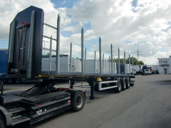 MEGA TIMBER LONG Holzauflieger 8 Rungenpaare 3. Achse Liftachse - Timber semi-trailer: picture 1 MEGA TIMBER LONG Holzauflieger 8 Rungenpaare 3. Achse Liftachse - Timber semi-trailer: picture 1