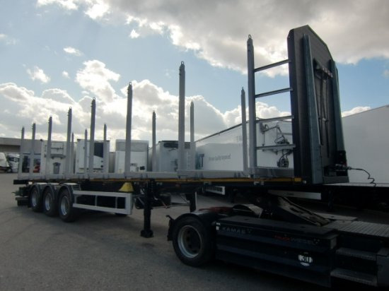 MEGA TIMBER LONG Holzauflieger 8 Rungenpaare 3. Achse Liftachse - Timber semi-trailer: picture 3 MEGA TIMBER LONG Holzauflieger 8 Rungenpaare 3. Achse Liftachse - Timber semi-trailer: picture 3