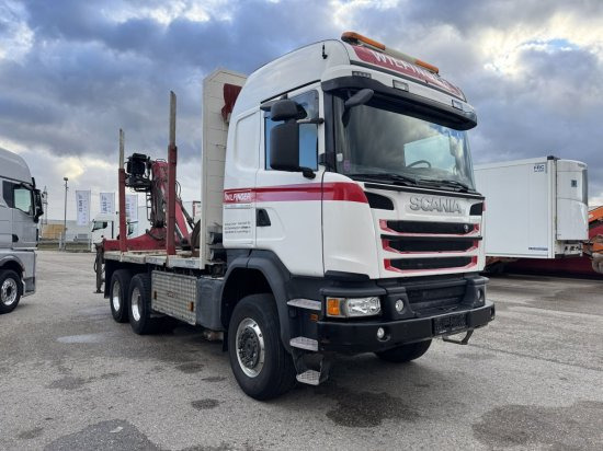 Scania G490 6X6 Blatt-Blatt Penz Kran 12.Z8.70 - Timber truck, Crane truck: picture 1 Scania G490 6X6 Blatt-Blatt Penz Kran 12.Z8.70 - Timber truck, Crane truck: picture 1