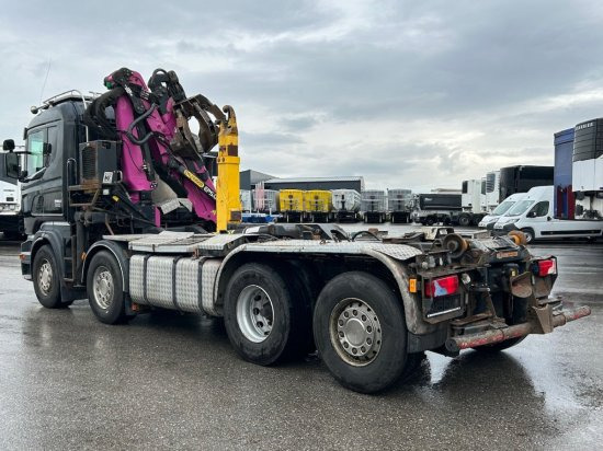 Scania R560 8x2, Schrottkran, E5, Lenk-Lift-Achse - Hook lift truck, Crane truck: picture 4 Scania R560 8x2, Schrottkran, E5, Lenk-Lift-Achse - Hook lift truck, Crane truck: picture 4