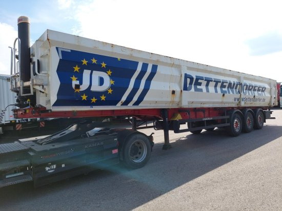 Schwarzmüller K10VLN3 Stahlmulde, Portaltüren, Alufelgen, Liftachse, 60m3 - Tipper semi-trailer: picture 1 Schwarzmüller K10VLN3 Stahlmulde, Portaltüren, Alufelgen, Liftachse, 60m3 - Tipper semi-trailer: picture 1