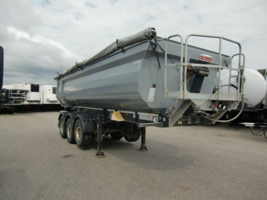 Schwarzmüller Kippmulde 25m³, SAF, Rollplane, Podest - Tipper semi-trailer: picture 1 Schwarzmüller Kippmulde 25m³, SAF, Rollplane, Podest - Tipper semi-trailer: picture 1