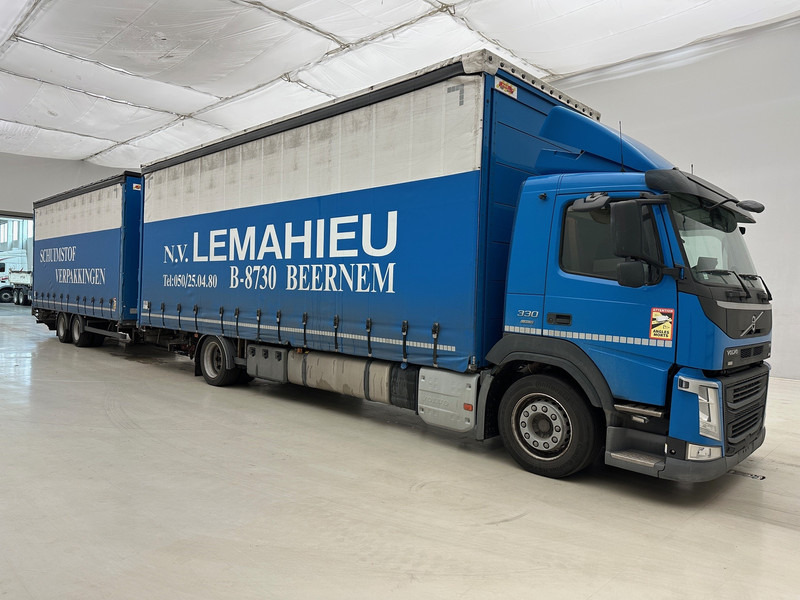 Volvo FM 330 + A&D Aanhanger - Curtain side truck: picture 3 Volvo FM 330 + A&D Aanhanger - Curtain side truck: picture 3