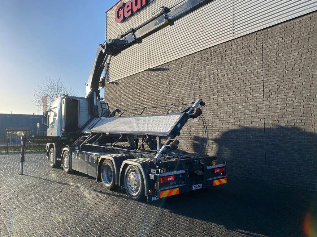 Scania G500 NGS 8X2 MET 3 ZIJDIGE KABELSYSTEEM + HIAB 3 - Hook lift truck, Crane truck: picture 5 Scania G500 NGS 8X2 MET 3 ZIJDIGE KABELSYSTEEM + HIAB 3 - Hook lift truck, Crane truck: picture 5
