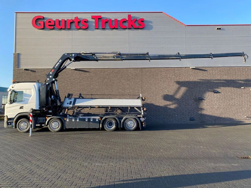 Scania G500 NGS 8X2 MET 3 ZIJDIGE KABELSYSTEEM + HIAB 3 - Hook lift truck, Crane truck: picture 4 Scania G500 NGS 8X2 MET 3 ZIJDIGE KABELSYSTEEM + HIAB 3 - Hook lift truck, Crane truck: picture 4