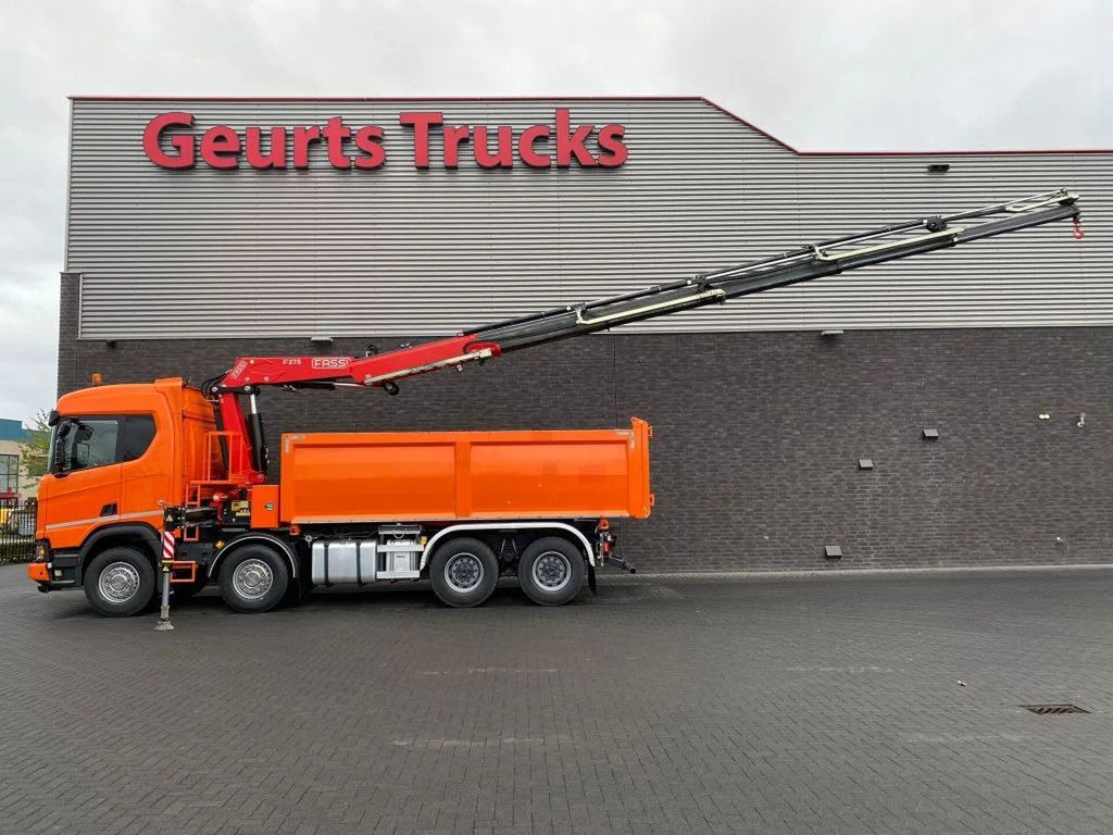Scania R650 V8 NGS XT 8X4 + KIPPER + FASSI F275A.2.25 K - Tipper, Crane truck: picture 5 Scania R650 V8 NGS XT 8X4 + KIPPER + FASSI F275A.2.25 K - Tipper, Crane truck: picture 5