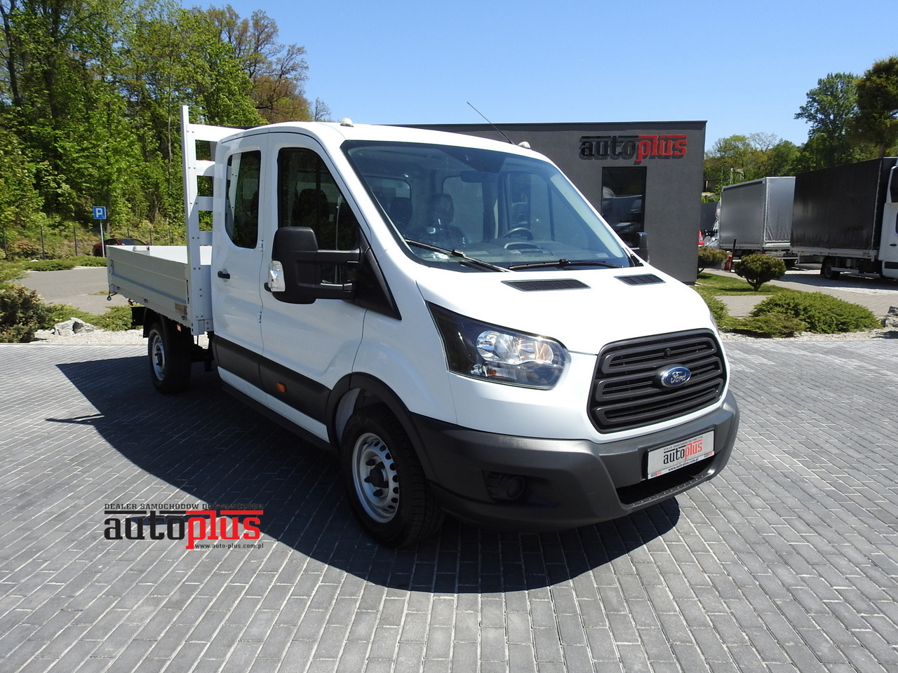 FORD TRANSIT STAKE BODY DOUBLE CABIN DOKA 7 SEATS AIR CONDITIONING 130HP - Open body delivery van: picture 1 FORD TRANSIT STAKE BODY DOUBLE CABIN DOKA 7 SEATS AIR CONDITIONING 130HP - Open body delivery van: picture 1