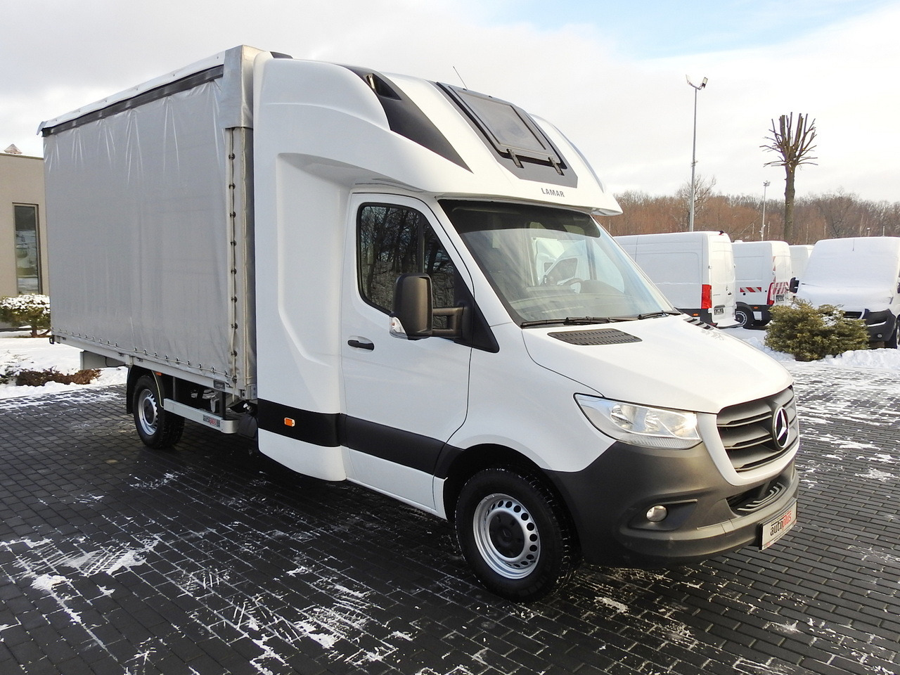 MERCEDES SPRINTER 316 TARPAULIN 8 PALLETS WEBASTO CRUISE CONTROL AIR CONDITIONING 160HP - Curtain side van: picture 4 MERCEDES SPRINTER 316 TARPAULIN 8 PALLETS WEBASTO CRUISE CONTROL AIR CONDITIONING 160HP - Curtain side van: picture 4