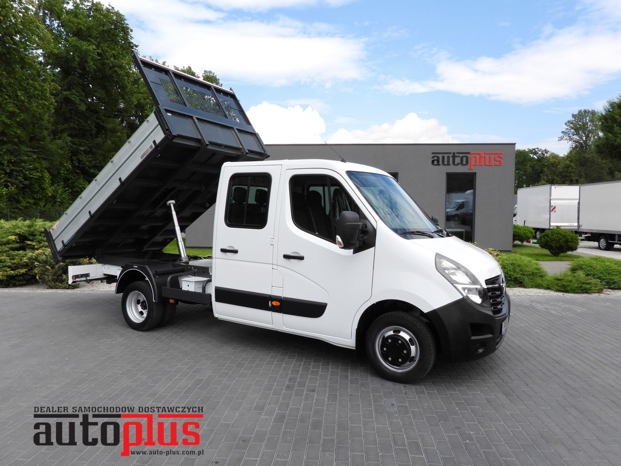 OPEL MOVANO TIPPER DOUBLE CABIN DOKA 7 SEATS LED LIGHTS TWIN WHEELS AIR CONDITIONING 145HP - Tipper van: picture 1 OPEL MOVANO TIPPER DOUBLE CABIN DOKA 7 SEATS LED LIGHTS TWIN WHEELS AIR CONDITIONING 145HP - Tipper van: picture 1