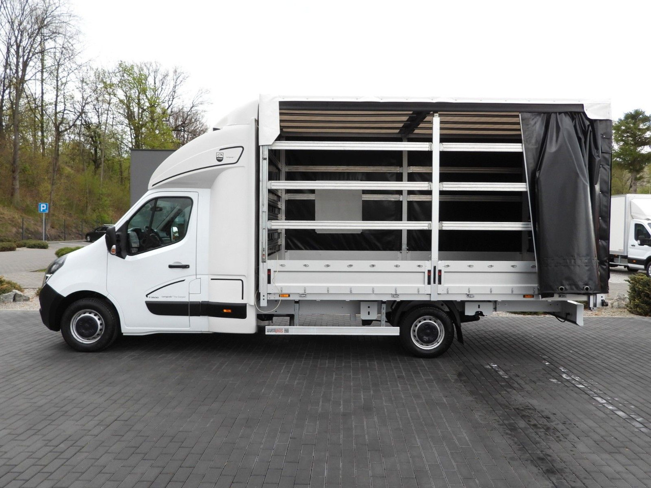 Curtain side van, Combi van Opel MOVANO  PRITSCHE PLANE 10 PALETTEN WEBASTO A/C: picture 9
