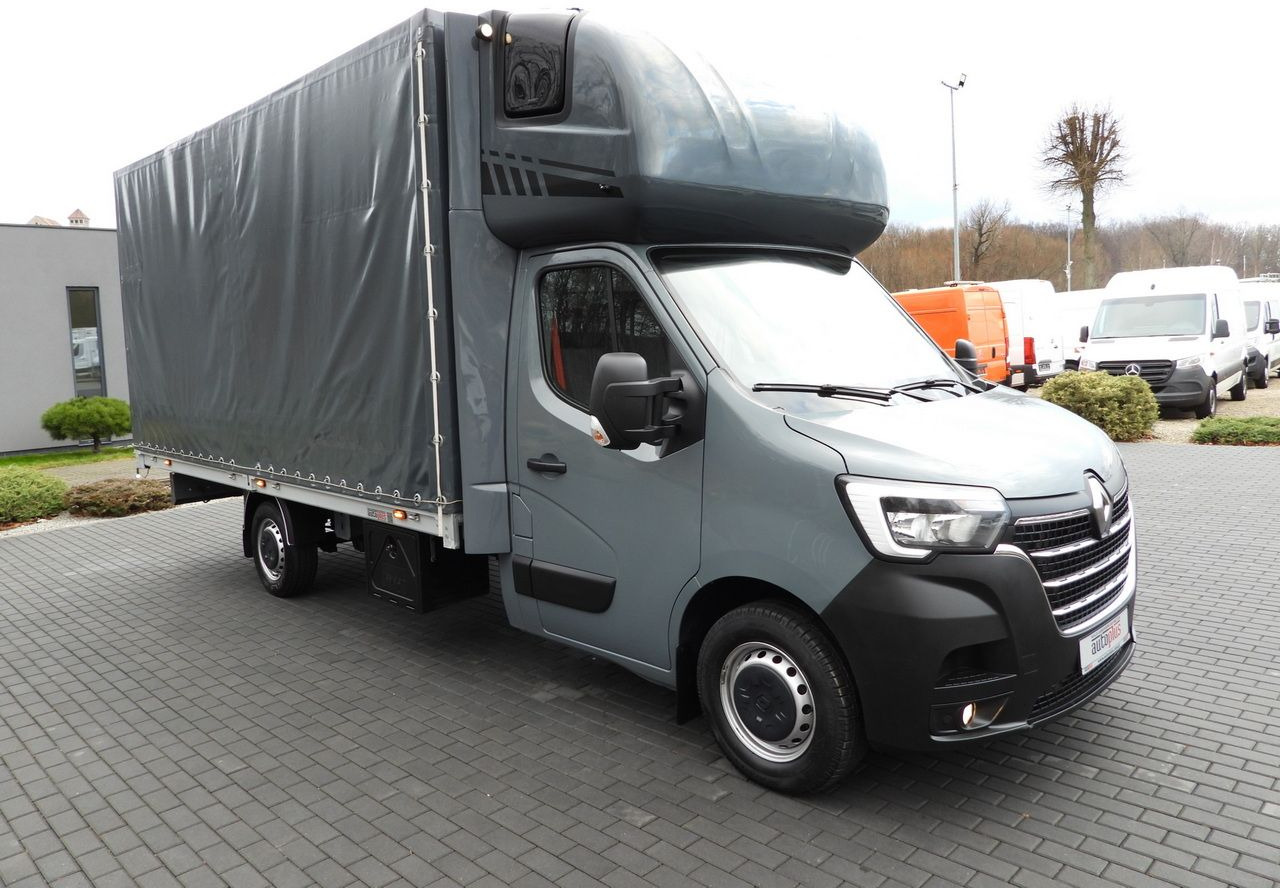 RENAULT MASTER TARPAULIN 10 PALLETS WEBASTO CRUISE CONTROL LED LIGHTS PNEUMATICS AIR CONDITIONING 165HP - Curtain side van: picture 4 RENAULT MASTER TARPAULIN 10 PALLETS WEBASTO CRUISE CONTROL LED LIGHTS PNEUMATICS AIR CONDITIONING 165HP - Curtain side van: picture 4