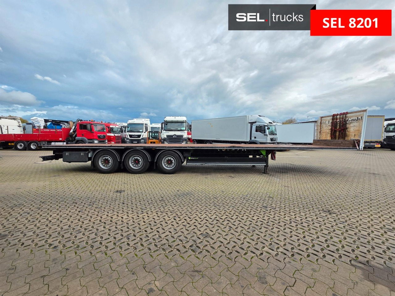Berger SAPL 24 - Dropside/ Flatbed semi-trailer: picture 4 Berger SAPL 24 - Dropside/ Flatbed semi-trailer: picture 4