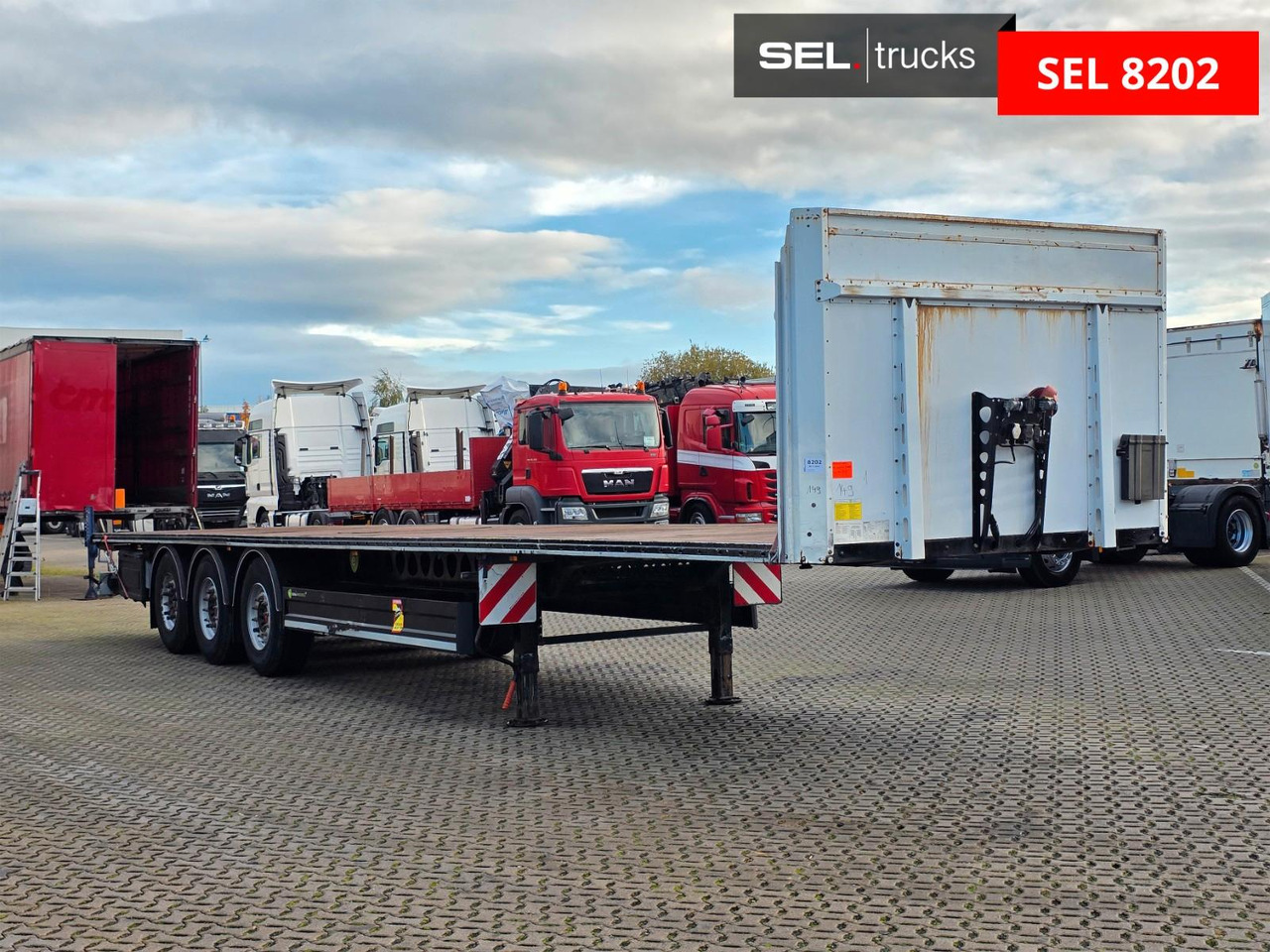 Berger SAPL24 / 4.290 kg !!! - Dropside/ Flatbed semi-trailer: picture 3 Berger SAPL24 / 4.290 kg !!! - Dropside/ Flatbed semi-trailer: picture 3