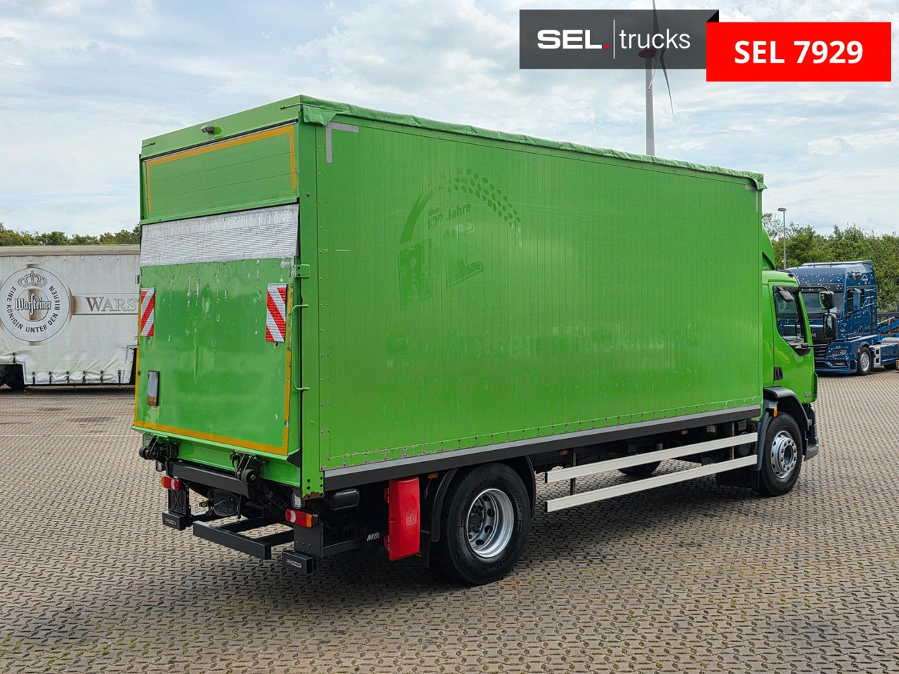 DAF FA LF 55.300 / Ladebordwand + Kofferseite - Curtain side truck: picture 5 DAF FA LF 55.300 / Ladebordwand + Kofferseite - Curtain side truck: picture 5
