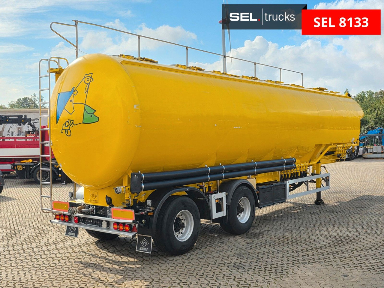 Feldbinder EUT 58.2 / 58 m3 - Silo semi-trailer: picture 5 Feldbinder EUT 58.2 / 58 m3 - Silo semi-trailer: picture 5