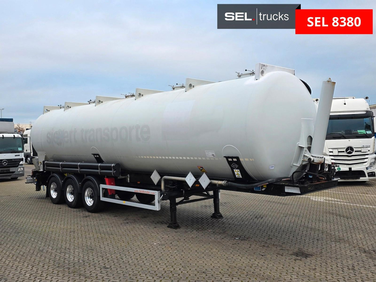 Feldbinder KIP 60.3 / ADR AT / 60.000 l - Silo semi-trailer: picture 3 Feldbinder KIP 60.3 / ADR AT / 60.000 l - Silo semi-trailer: picture 3