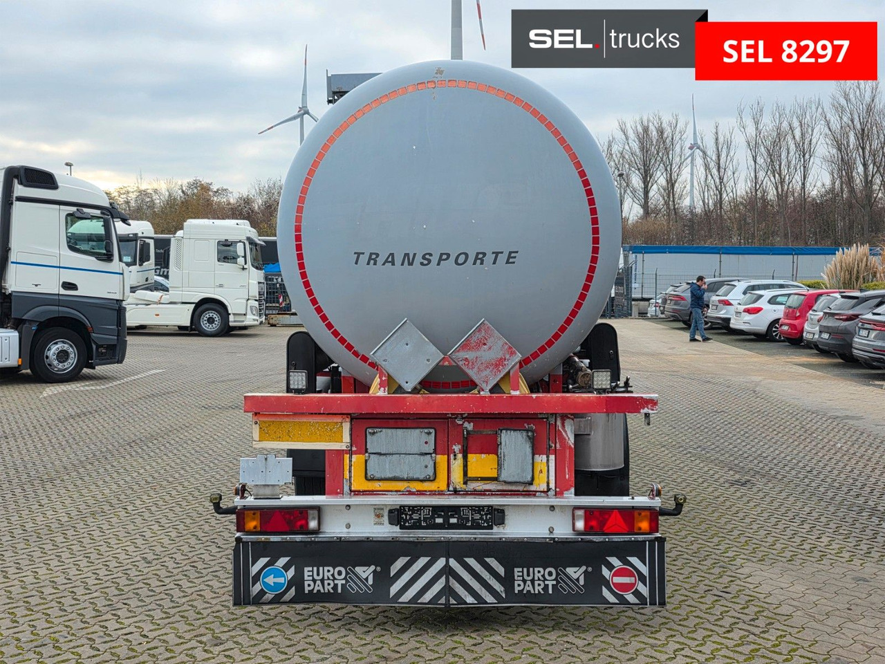 Tanker semi-trailer Feldbinder TSA 38.3 / Alu / ADR AT, FL / Lift / VOGELSANG: picture 6 Tanker semi-trailer Feldbinder TSA 38.3 / Alu / ADR AT, FL / Lift / VOGELSANG: picture 6