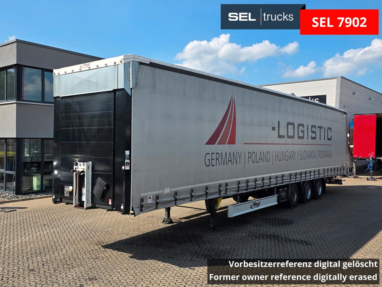 Fliegl SDS 390 X-tra Long / Mega / Long Trailer - Curtainsider semi-trailer: picture 1 Fliegl SDS 390 X-tra Long / Mega / Long Trailer - Curtainsider semi-trailer: picture 1